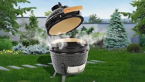 Kamado Ceramic Egg Grill! - 13 Inch