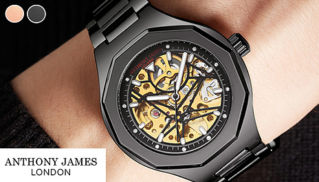 anthony james skeleton watch