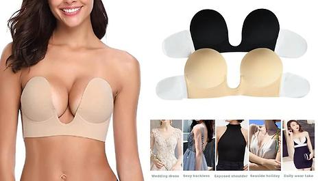 Anti-Slip Invisible Strapless Bra - 4 Sizes & 3 Colours